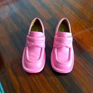 CAMPERLAB Mil 1978 Padded Pink Leather Loafers Women Size Eu38 US 7.5 ( S - 1)